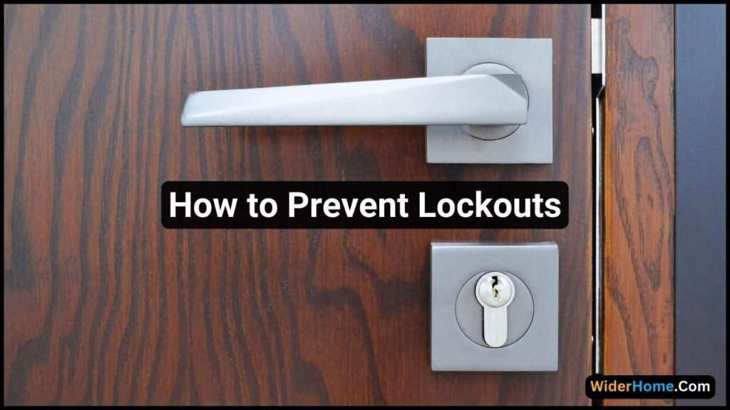 How to Prevent Lockouts