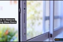 how to remove sliding glass doors