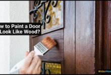 how to paint a door to look like wood