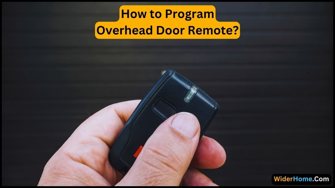 how to program overhead door remote