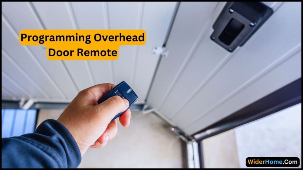 Programming Overhead Door Remote