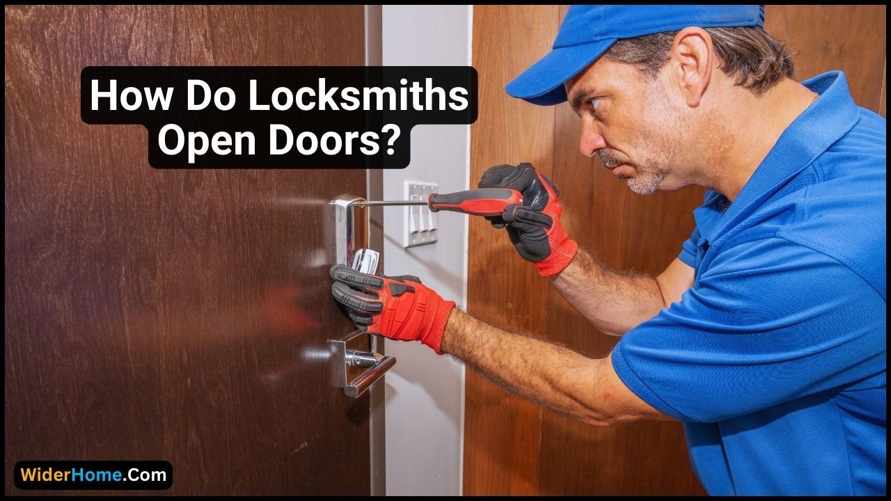 how do locksmiths open doors