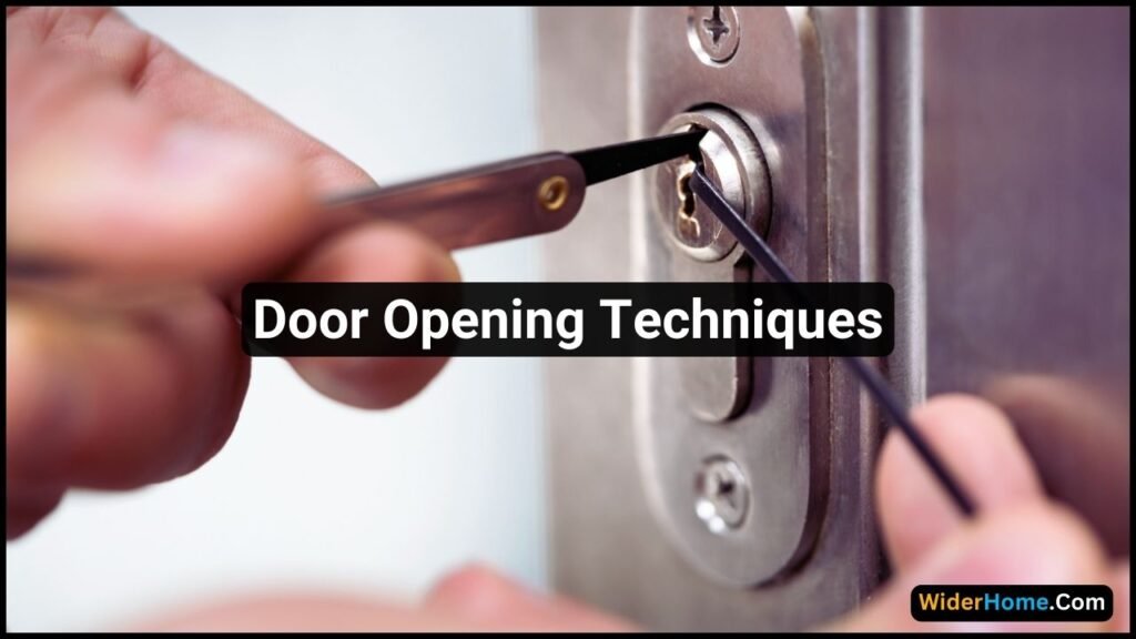 door opening techniques