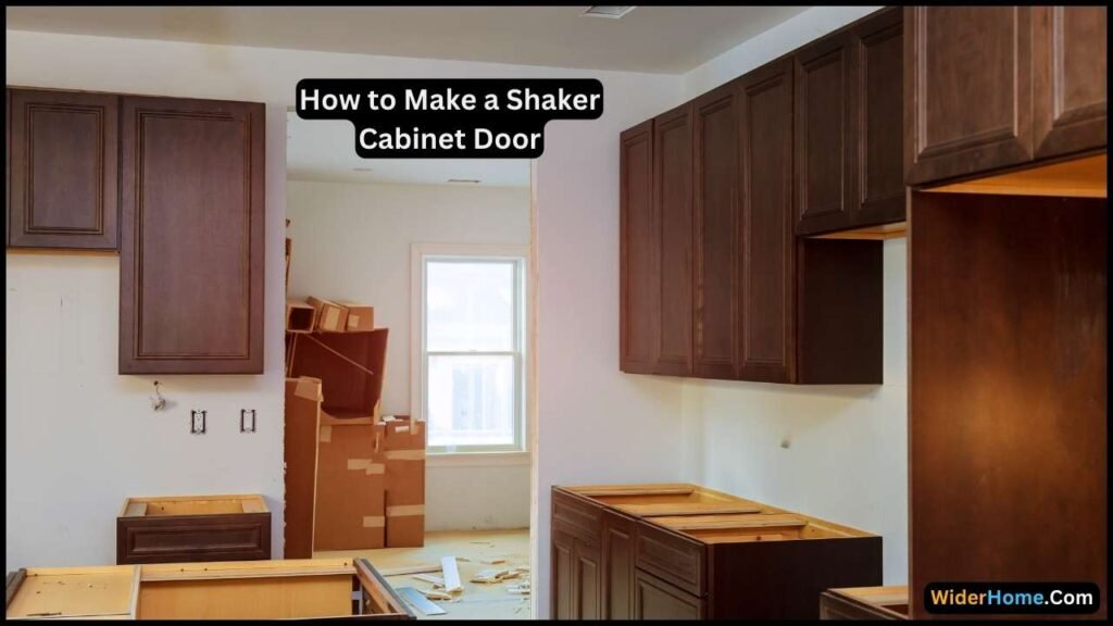 how to make a shaker cabinet door