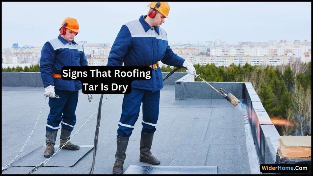 Signs That Roofing Tar Is Dry 