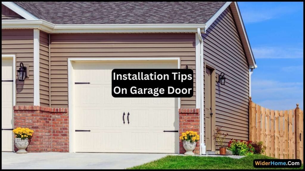 installation of Garage Door Weather Stripping