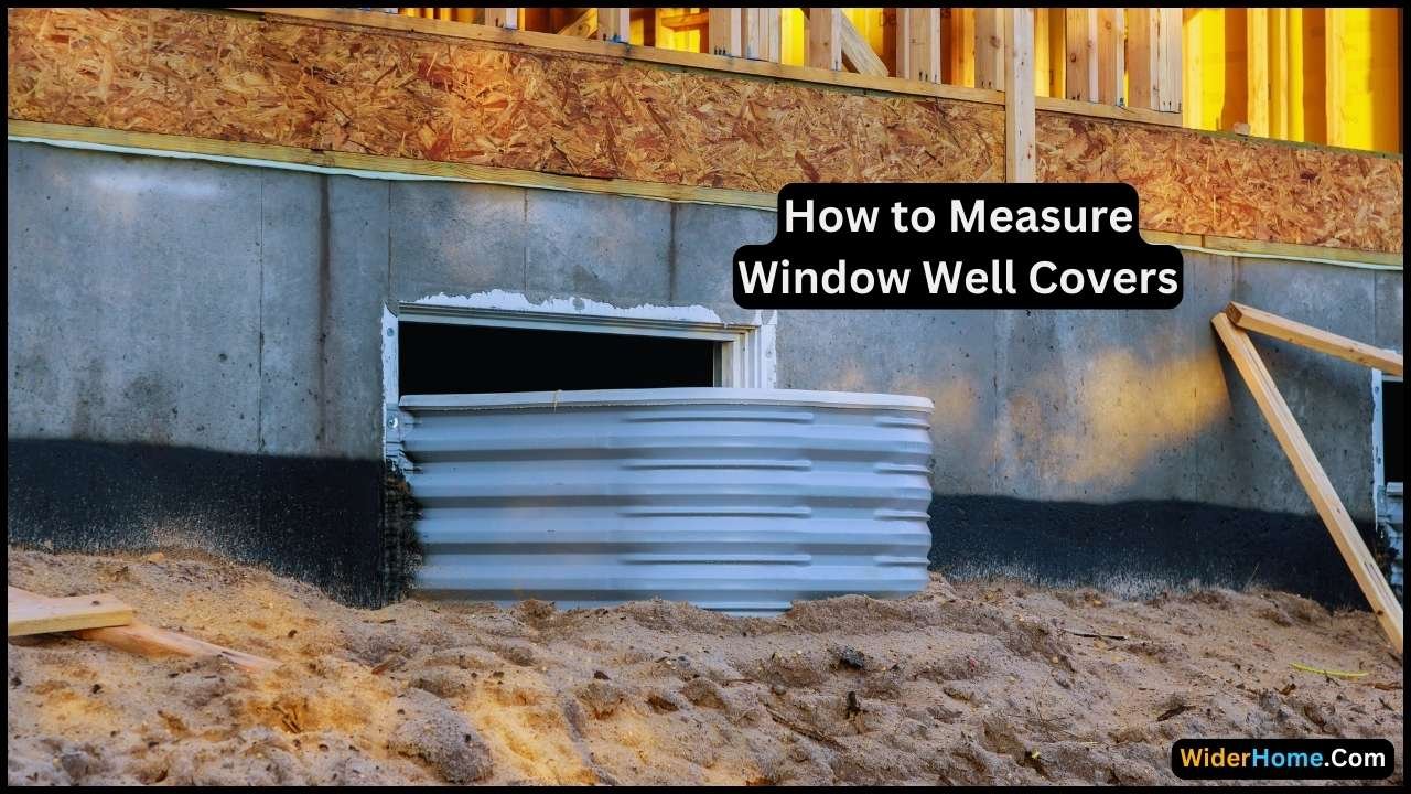 how to measure window well covers