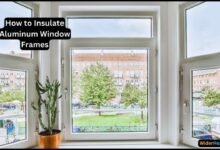 how to insulate aluminum window frames