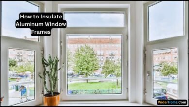 how to insulate aluminum window frames