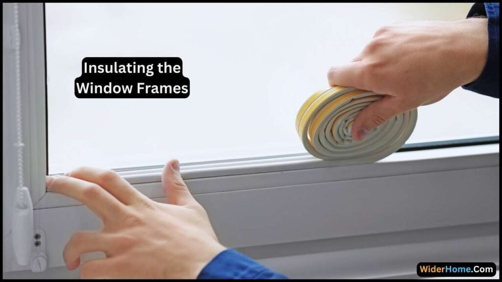 how to insulate aluminum window frames