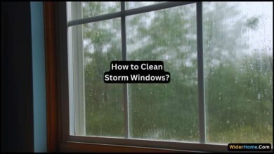 how to clean storm windows